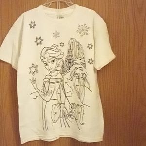 DISNEY you can color white shirt medium